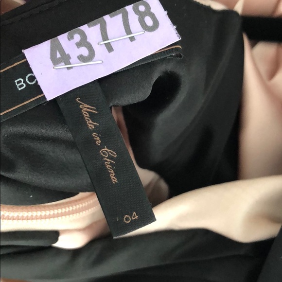 *host pick* BCBG blush satin halter dress for prom or semi - Picture 4 of 4